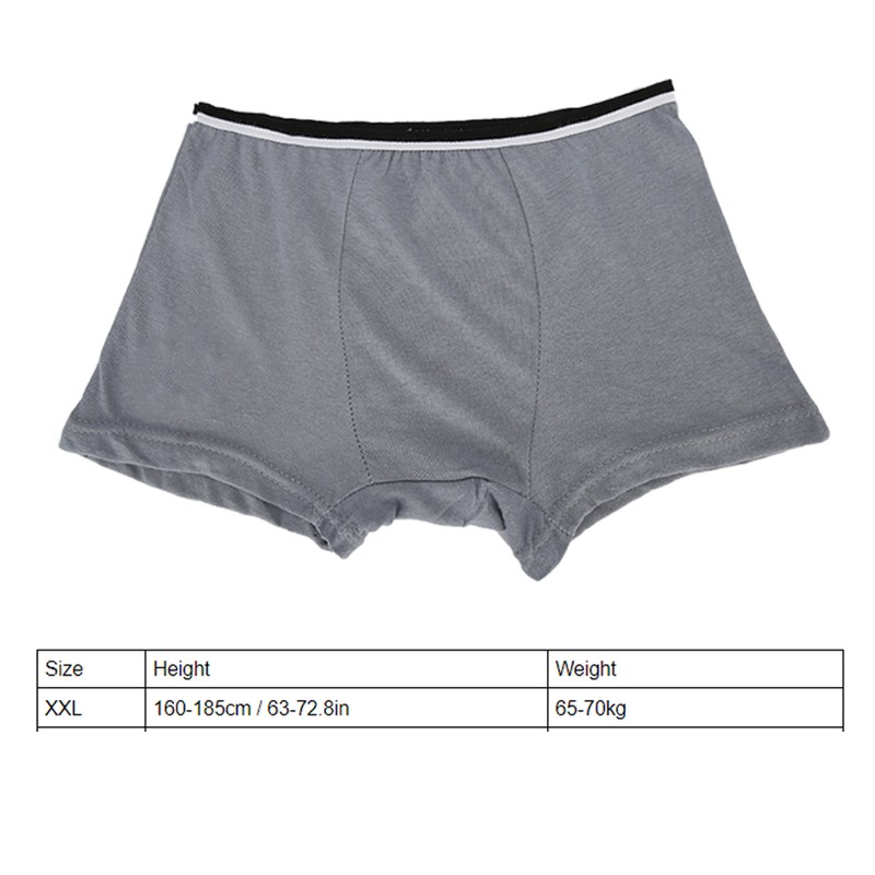 5pcs Disposable Men Male Underwear Boxers Cotton Sterilized Men UnderwearsXXL