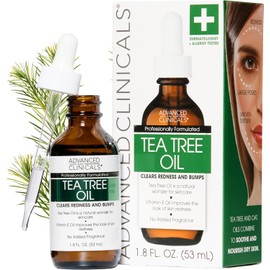 Advanced Clinicals 1.8oz Tea Tree Oil for Redness and Bumps.â€¦