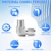 ChillWaves 304 Stainless Steel Compression Tube Fitting, 3/8" OD x