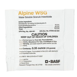 Alpine 10 Gram Packet Alpine WSG Water Soluble Granule Insecticide Ants Scorpions Roach