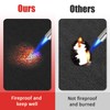 1/5"(5mm) Welding Blanket Fireproof, 12''x12'' Thickened Heat Shield Welding Pad,