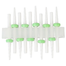 10pcs Ceramic Nail Drill Bit Set Home Nail Salon Gel Polish Dead Skin Cuticle Remover Bits for Nail Drill Type 2