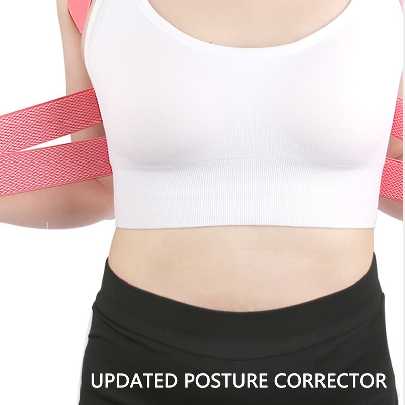 Posture Corrector Adjustable Clavicle Support Double Fixation Comfortable Adjustable Upper