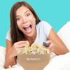 Collapsible Silicone Microwave Hot Air Popcorn Popper Bowl With Lid