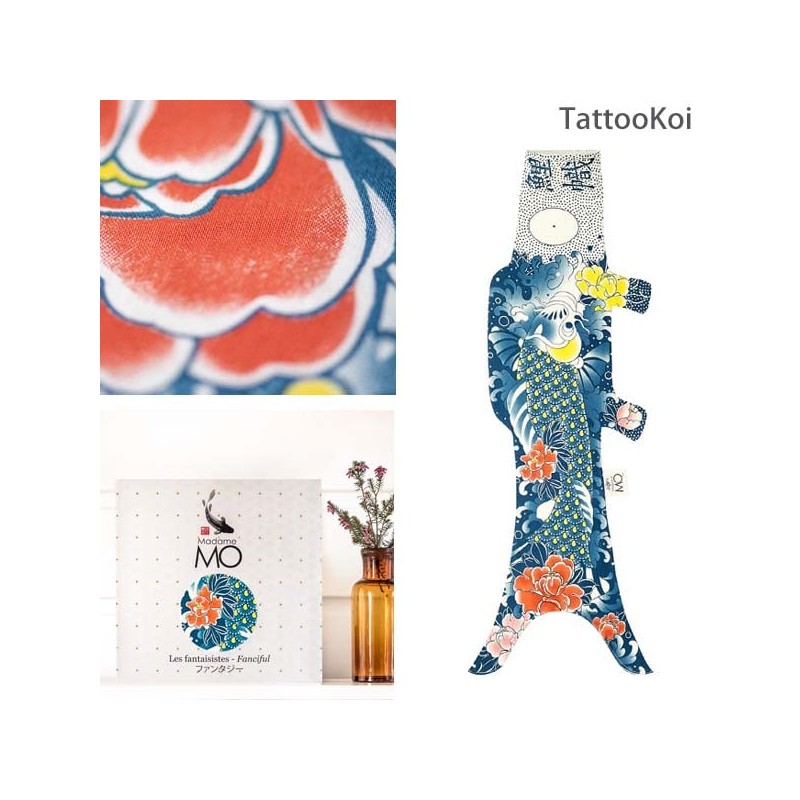 Madame MO Organic Cotton KOINOBORI Koinobori Fancy M Tropical 100cm