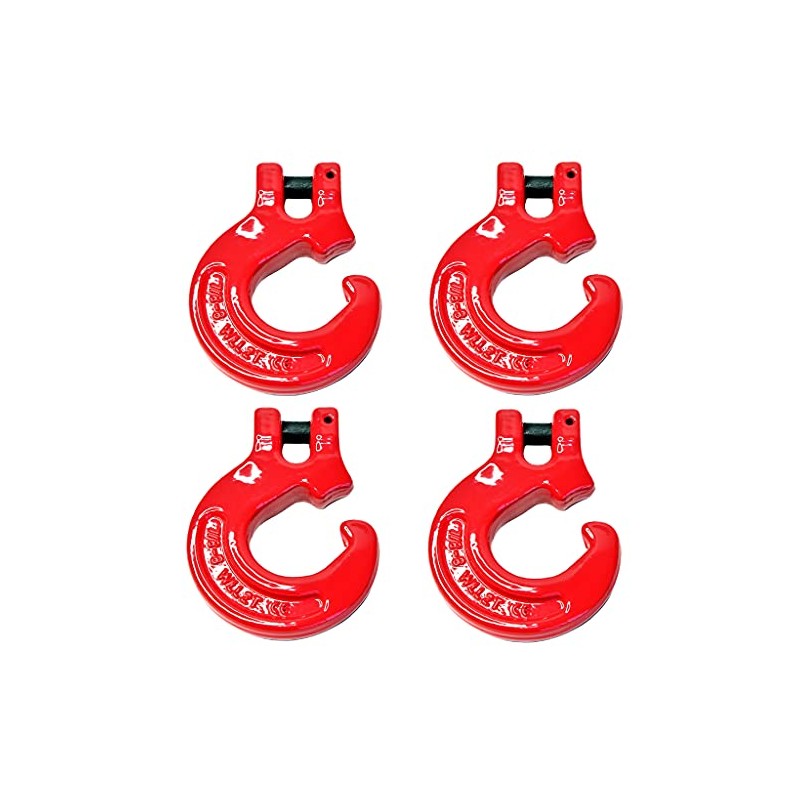 (Pack of 4) 5/16" G80 Logging Chain Choker Hook with