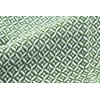 Kusuhashi Crest Woven Handkerchief Towel, Watane Oblique Writing, Chamon, Green,