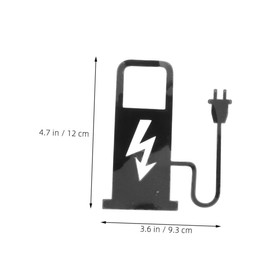 Zerodeko 2Pcs Electric Vehicle Charging Reminder Stickers for Cars Durable Auto Window Decals Graphics for Aesthetic Enhancement