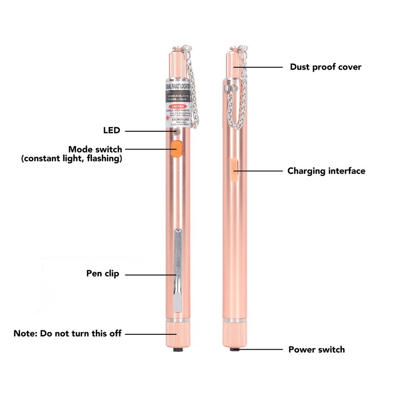 10KM Pen Type Visual Fault Locator Non Contact Connection VFL