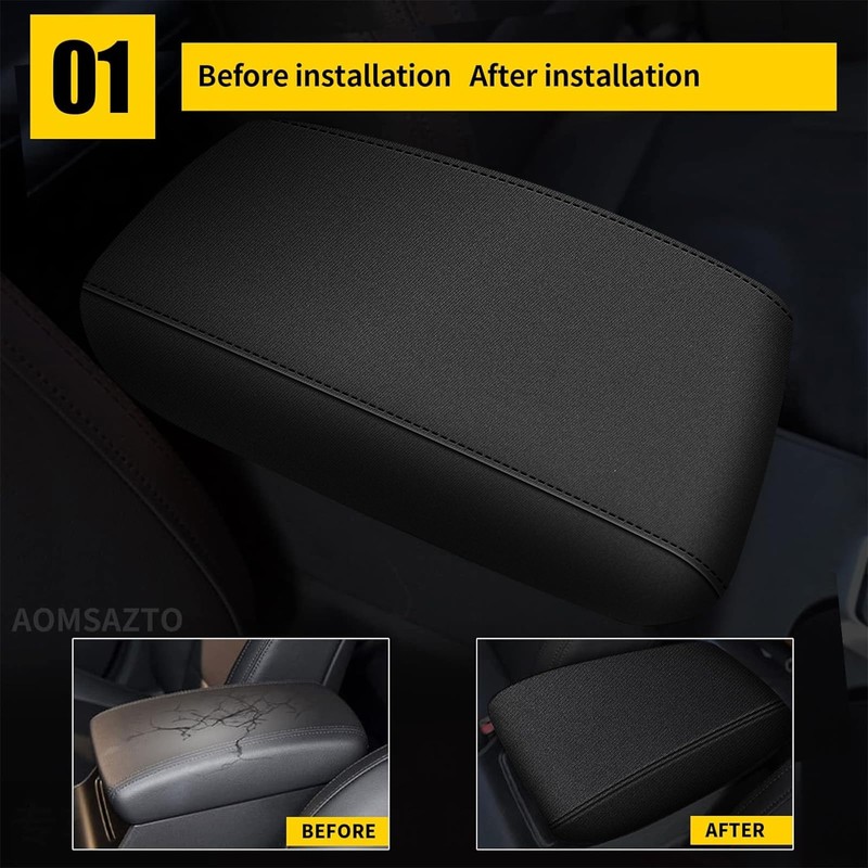 AOMSAZTO Center Console Armrest Cover for 2016-2021 Hyundai Tucson Neoprene