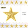 PAGOW 30 Pcs Gold Star Iron on Patch, 1 Inch