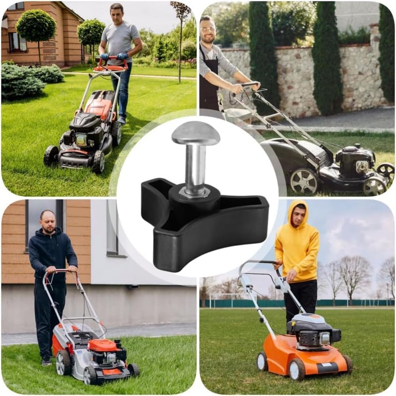 4 Sets Triangle Handle Knob Nut Screw Bolt Set for