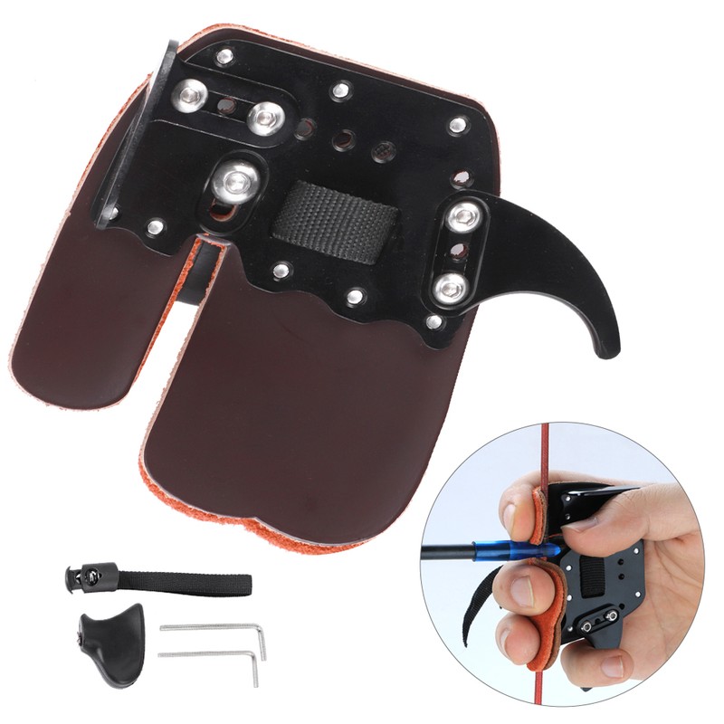 Recurved Bow Archery Competition Shooting Thumb Finger Protector Guard Protective