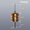 RATTMMOTOR Edge Button, 3D Photoelectric Edge Finder, 3D Button Edge