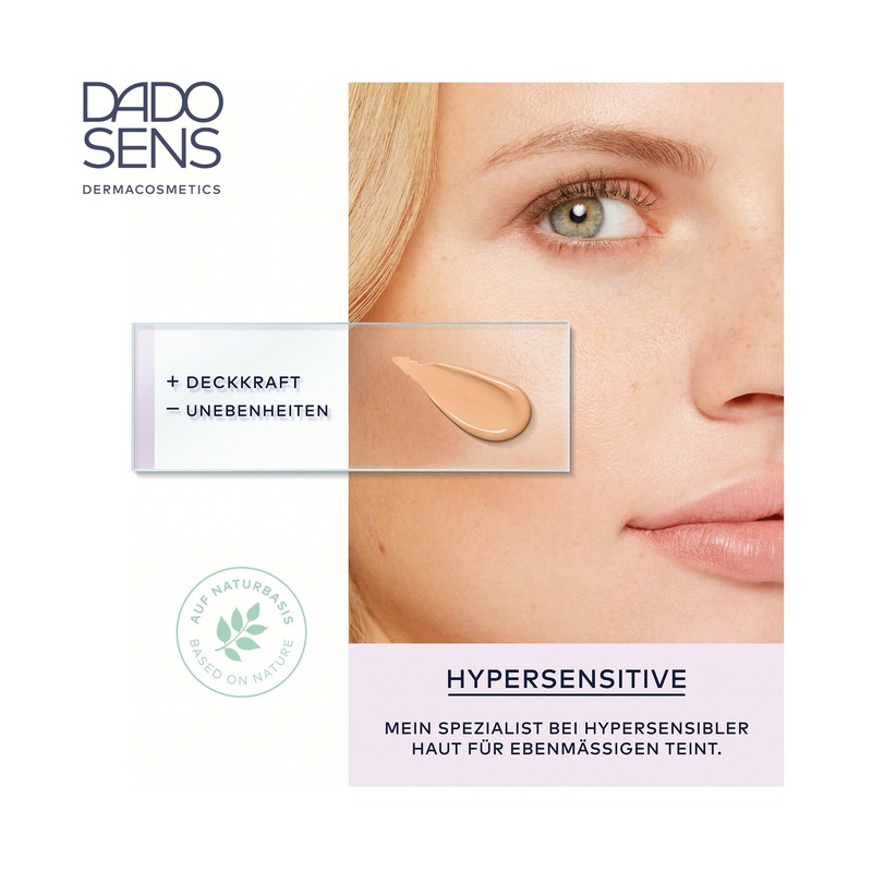 DADO SENS Hypersensitive Hyaluronic Make-Up Almond 30 ml - for