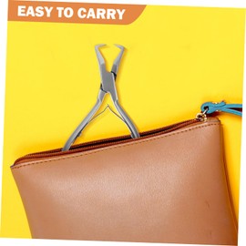 ORFOFE 1 Pair Hair Extension Pliers Durable Stainless Steel Hair Salon Tools for Easy Removal Precise Gripping Ergonomic Design for Effortless Operation