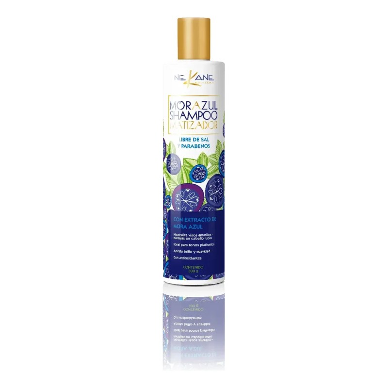 Shampoo Mora Azul + Mascarilla Matiza Rubios Canas Nekane ®