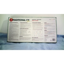 Home Accents TRADITIONAL C9 25CT 26FT LOW HEAT/ENERGY MULTICOLOR STRING LIGHT SET NEW