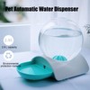 2.8L Pet Gravity Waterer Dispenser Automatic Water Drinking Fountain for