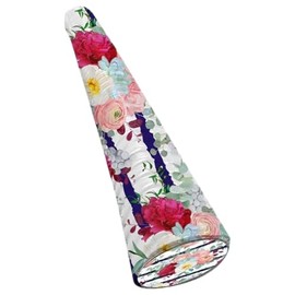 IMMERSA Jumbo Swimming Pool Noodles, Premium Soft Water-Based Vinyl Coating and UV Resistant Foam Noodles for Swimming and Floating, Lake Floats, Pool Floats for Adults. (Red Flowers)