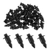 Pack of 50 plastic rivets for fastening, expansion rivets, plastic
