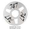 1/4 10.5 Inch Empty Tape Reel 3 Hole Aluminum Alloy
