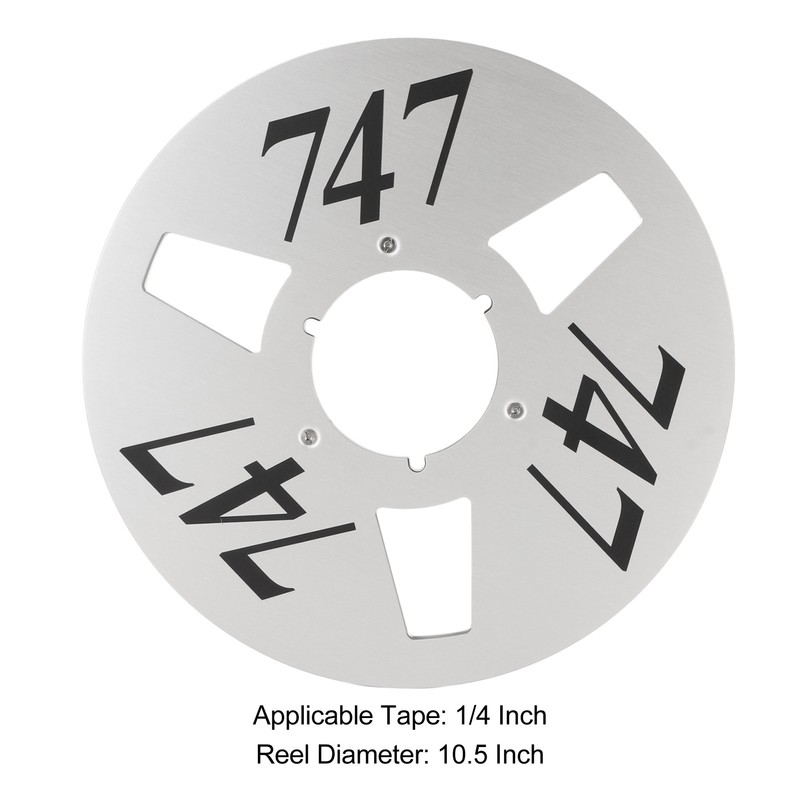 1/4 10.5 Inch Empty Tape Reel 3 Hole Aluminum Alloy