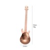 Alipis Spoon 304 Stainless Spoon Guitar Shape Tea Tool Kitchen