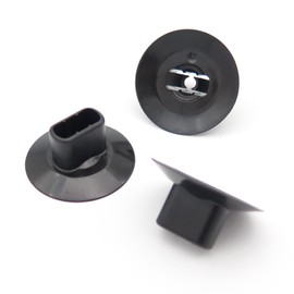 VVO Fasteners 10 x Black Plastic Carpet Upholstery Fixing Clips