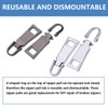 Zipper Pull Replacement,Metal Zipper Handle Mend Fixer Zipper Tab Repair
