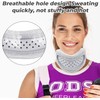 Inflatable Travel Neck Pillow with Hood, Neck Pillow for Aeroplane,
