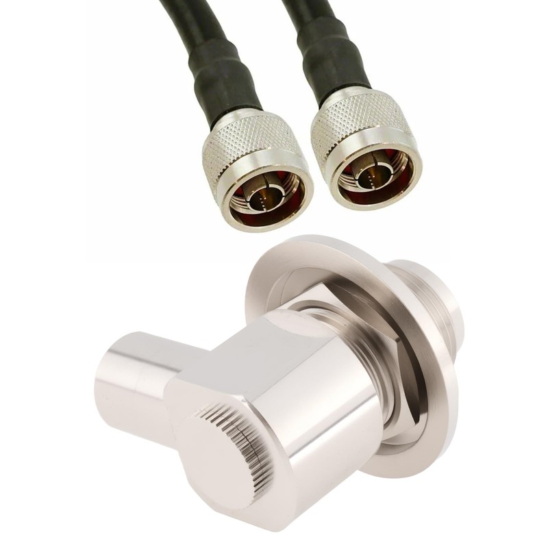 Create idea 2pcs UHF Female SO239 Right Angle RF Connector