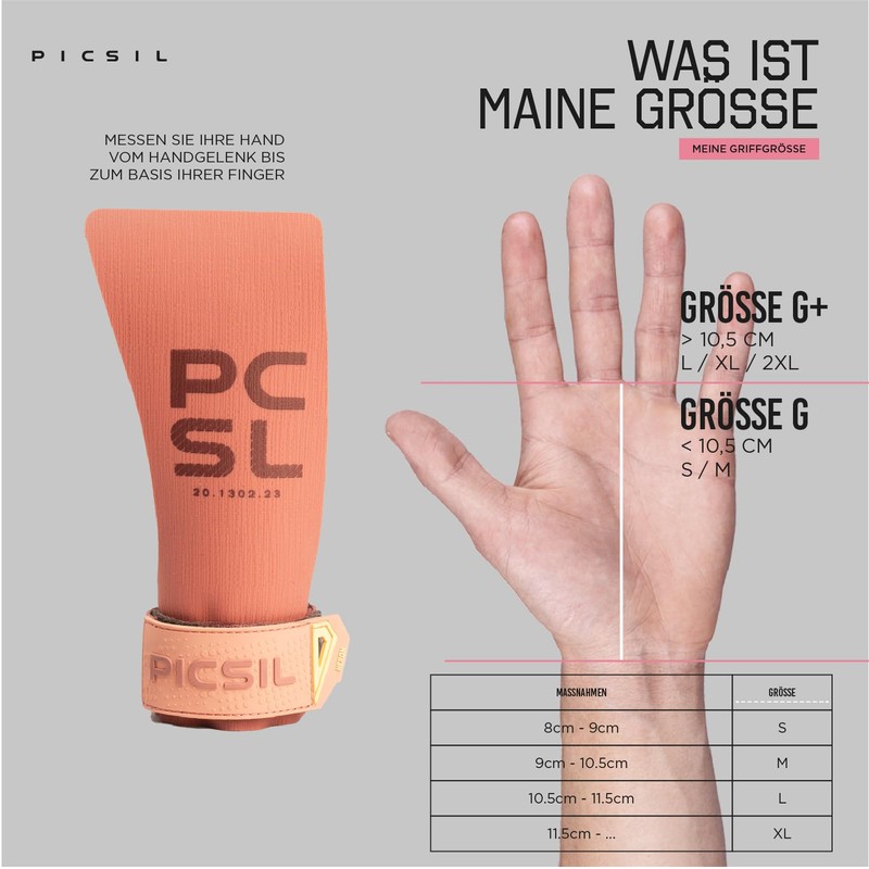 PICSIL Heron Gloves with and without Magnesium, Full Hand Protection,