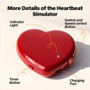 Pet Prime Rechargeable Heartbeat Simulator for Anxiety Dogs with Auto