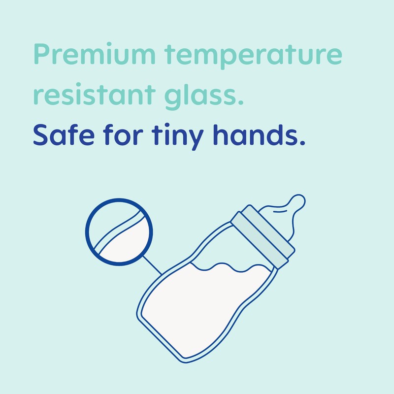 MAM Feel Good Glass Bottle (260 ml, Unisex)