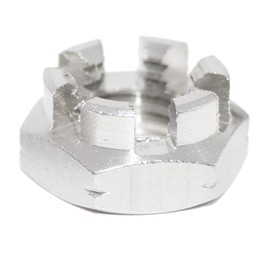 Crown Nuts M6 Pack of 20 Low Shape DIN 937 A2 Stainless Steel Nuts V2A Hex Nut