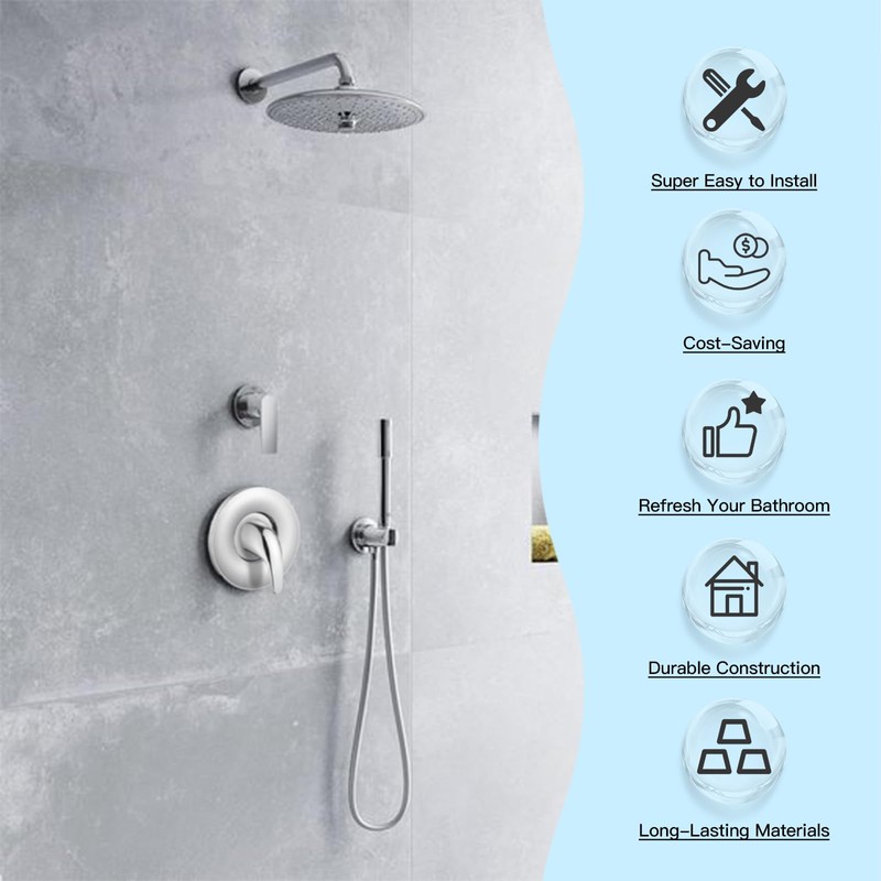 Shower Knob Replacement(100657) for Moen Lever Shower Handle, Compatible with