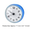 Waterproof Shower Clock with Suction Cup Round Face Arabic Digital