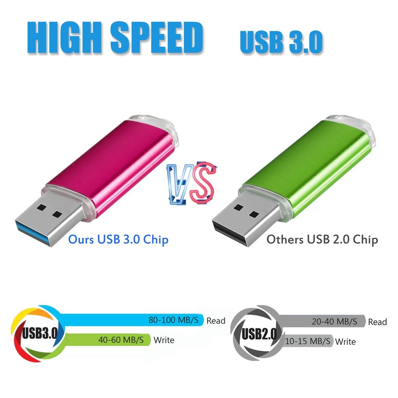 EASTBULL USB Stick 16 GB USB 3.0 Pack of 5