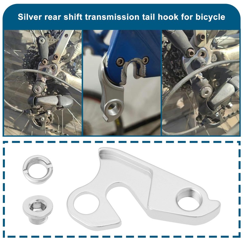 YINETTECH 2pcs GH-022 Bicycle Rear Derailleur Hanger Dropout with Screws