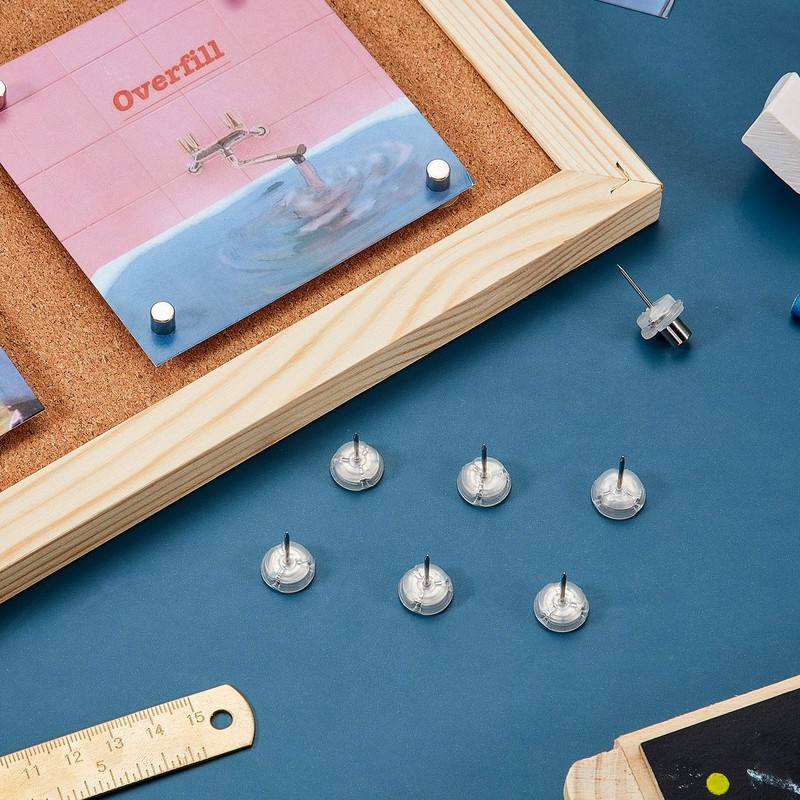 Outus 20 Sets Magnetic Push Pin Magnet Thumb Tack Poster