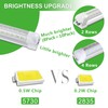 Skymoatled 8Pack 4FT LED Shop Light Garage Lights,50W 5000K/Daylight White