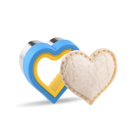 Apokney Sandwich Cutter - 6 Piece Set - Heart, Square, Star, Dinosaur, Round, Mouse Shapes - DIY Lunch Punch for Kids