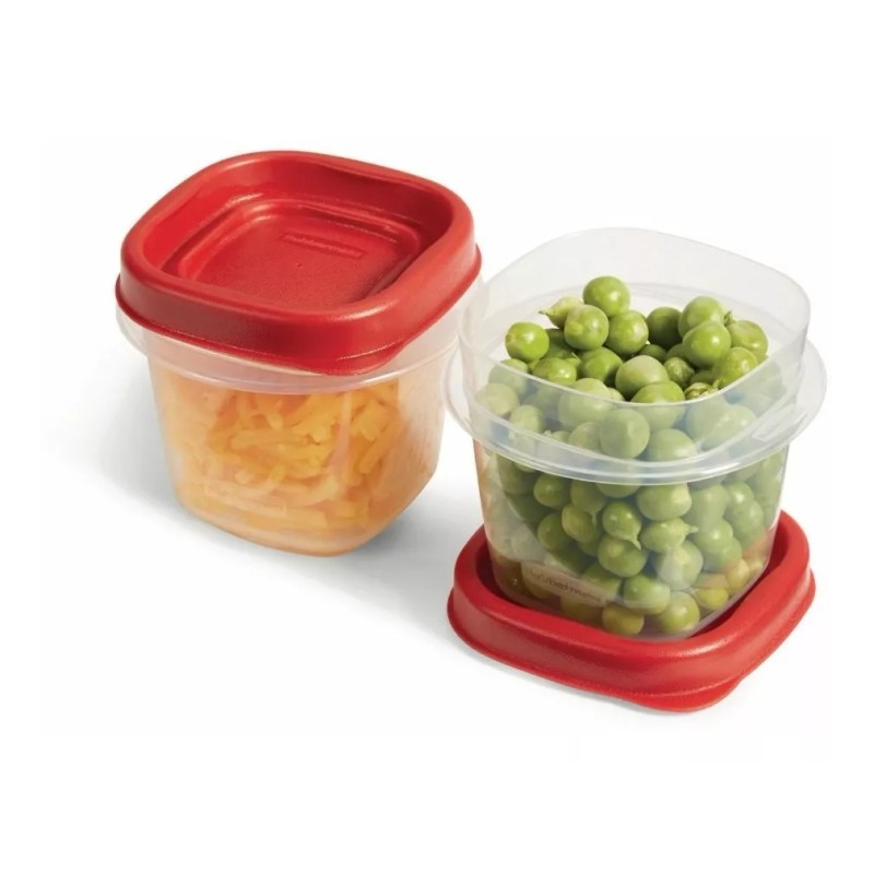 Rubbermaid® Home 2pz Recipiente-tapa Alimentos Rubbermaid® Plástico, 0.5 Tz