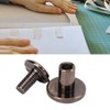 200 Sets Chicago Screws 9.5x8mm DIY Uniform Coating Brass Leather