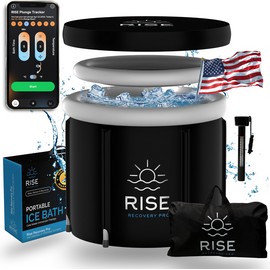 Rise Free Standing Ice Bath for fitness enthusiasts an efficient way to recover