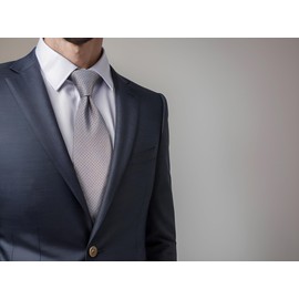 S&W SHLAX&WING Men's Necktie, Assorted Stripes, Plain, Dots, 57.9 inches (147 cm), Wedding Gift, A96-S