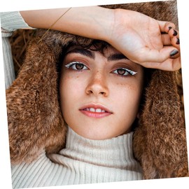 minkissy 4pcs White Eye Liner Pencil Waterproof Makeup Eyeliner Pen Eyebrow Makeup Tool for Women