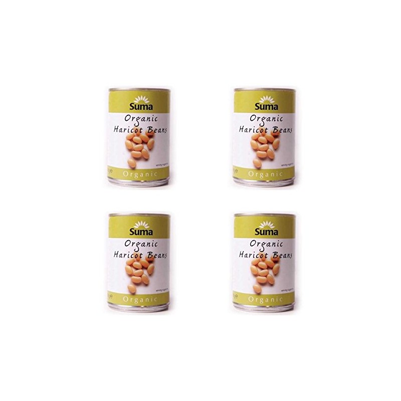 Suma | Haricot Beans - organic | 4 x 400g
