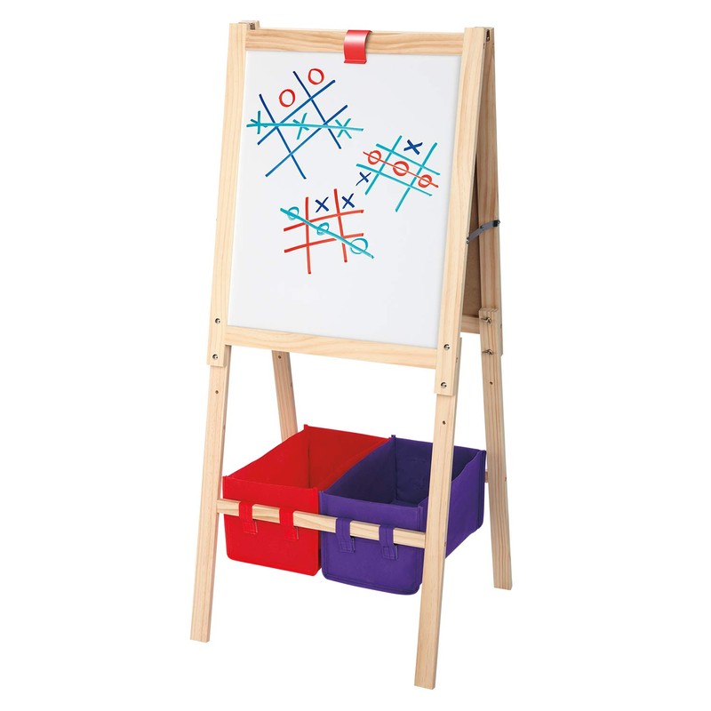 Cra-Z-Art 3-in-1 Smartest Artist Standing Easel- Chalk Board, Dry Erase